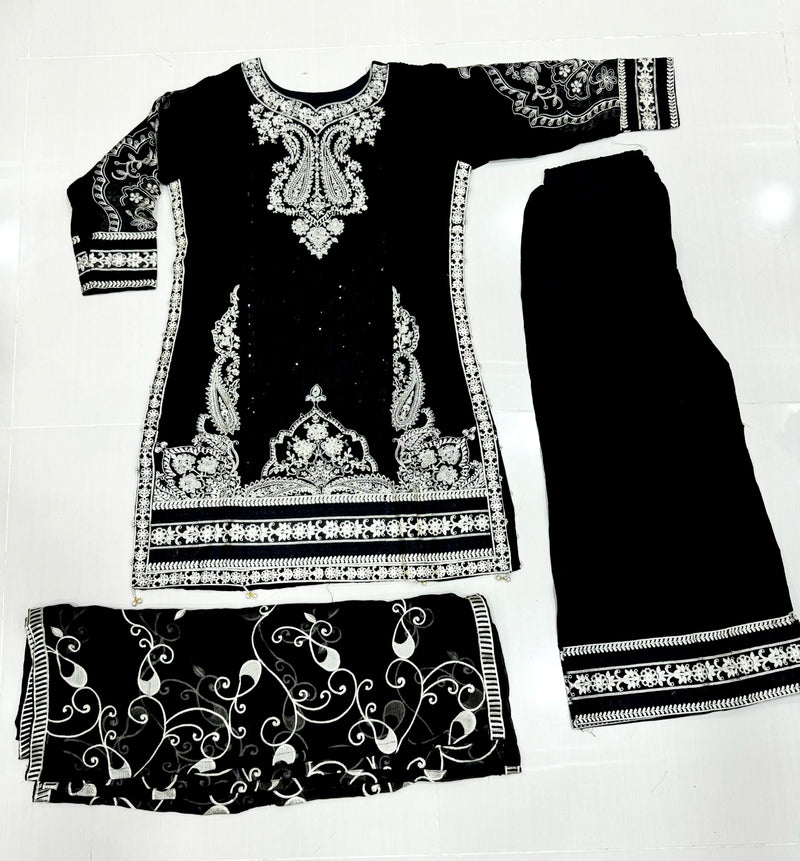 Embroidery  Chiffon Cotton dress